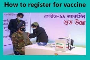 How to register for vaccine