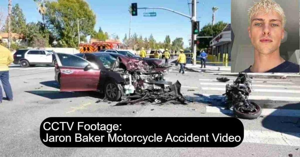 Jaron Baker Motorcycle Accident Video CCTV Footage 24Update Net