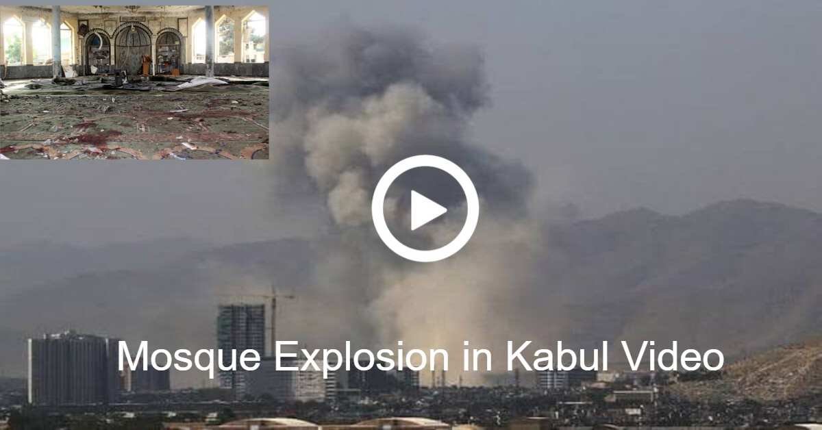 Explosion Hits Kabul Mosque