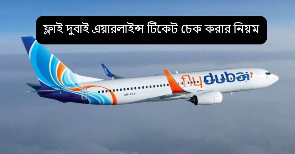 flydubai airline ticket check