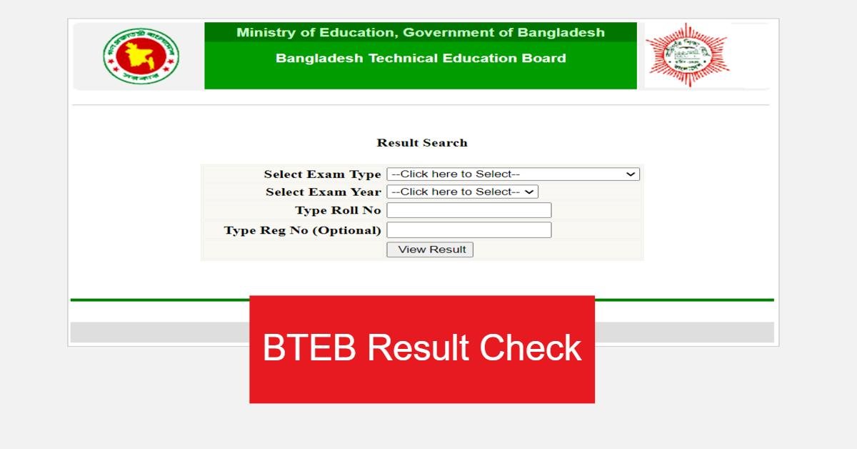 BTEB Result Check Online 2024 Technical Education Board 24Update Net