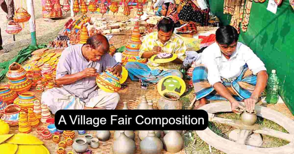 A Village Fair Composition