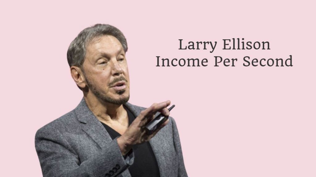 Larry Ellison Income Per Second
