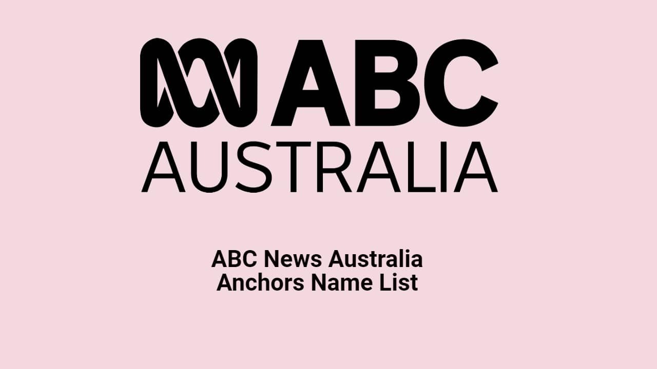 ABC News Australia Anchors Name List