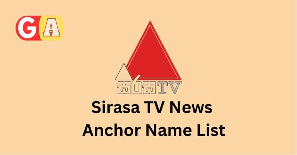 Sirasa TV Presenters Names List & Photo 24Update Net