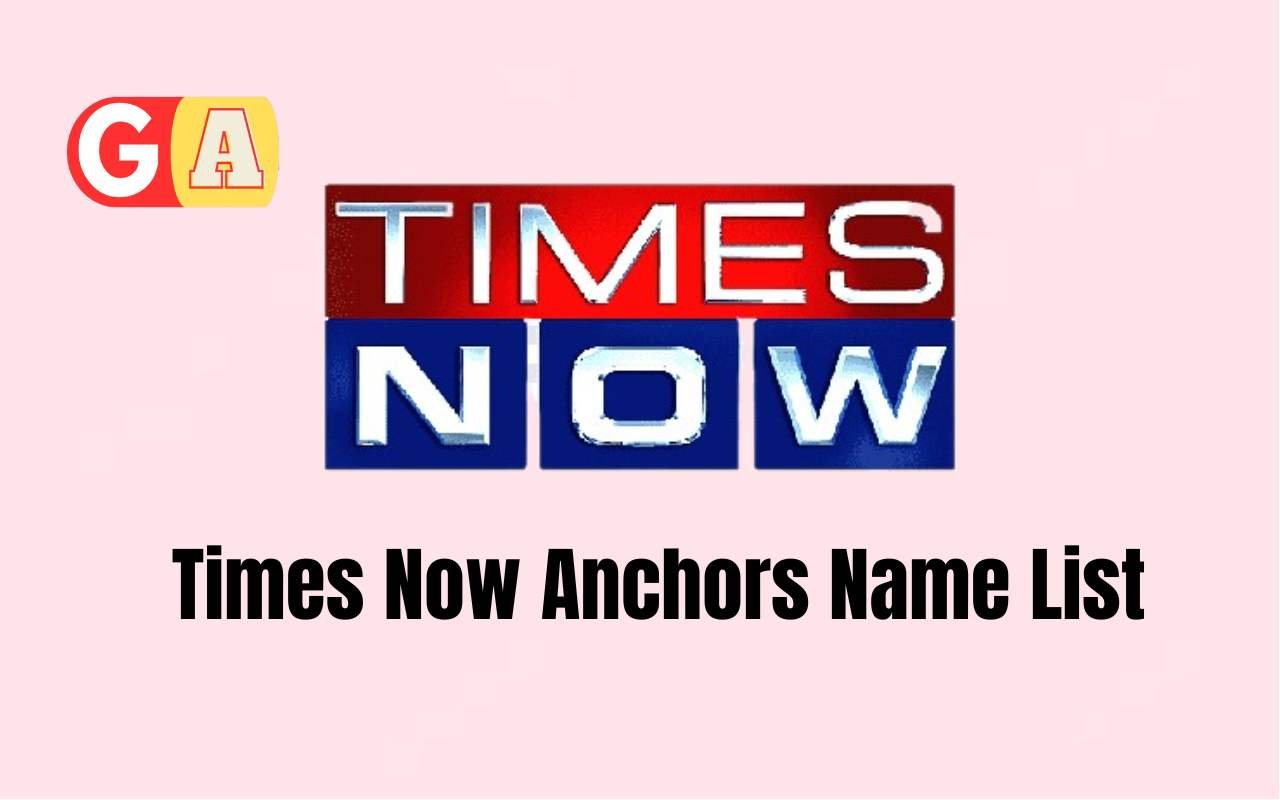 Times Now Anchors Name List