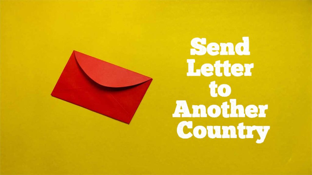 Send Letter to Another Country