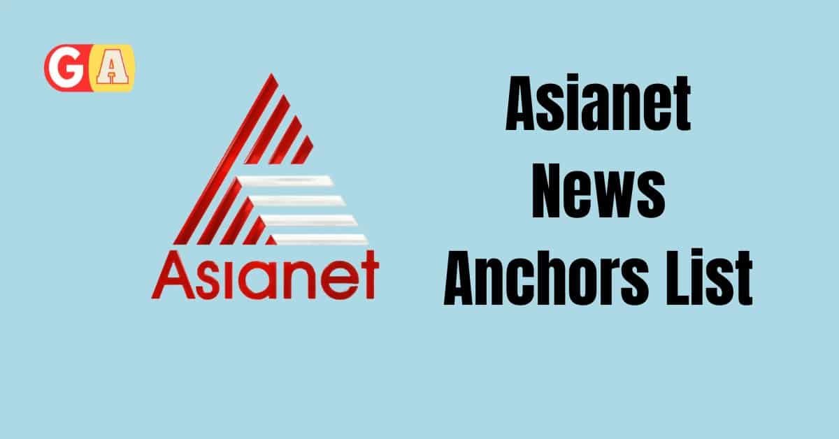 Asianet News Anchors List