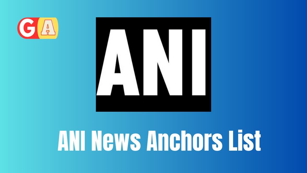 ANI News Anchors List