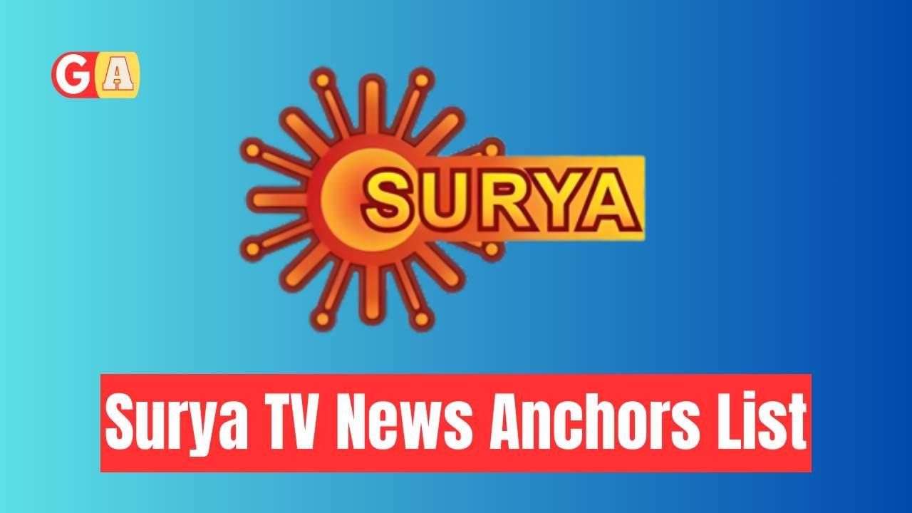 Surya TV News Anchors List